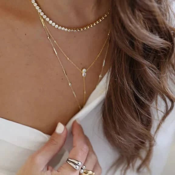 Serena Tennis Necklace