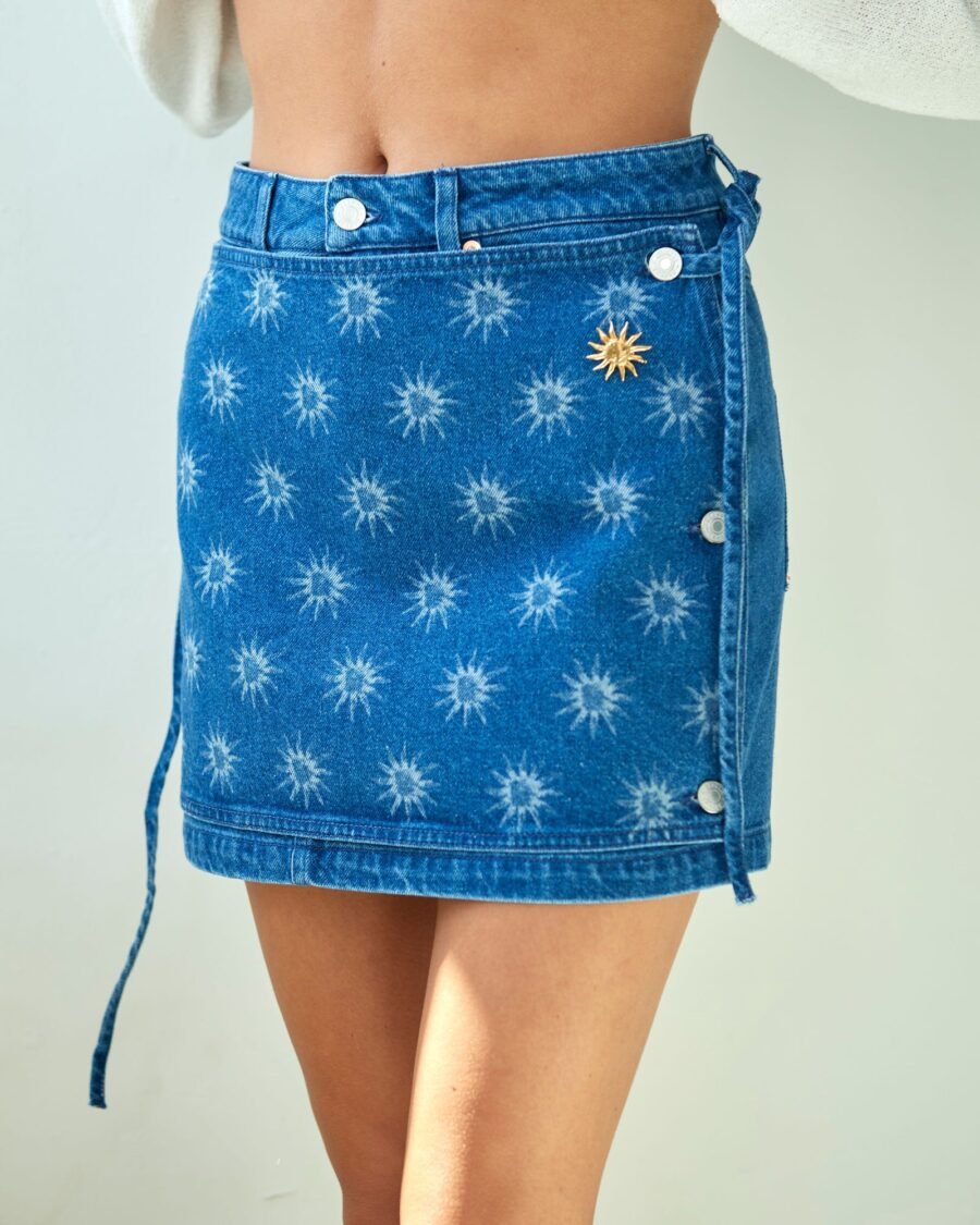 Hada Denim Skirt